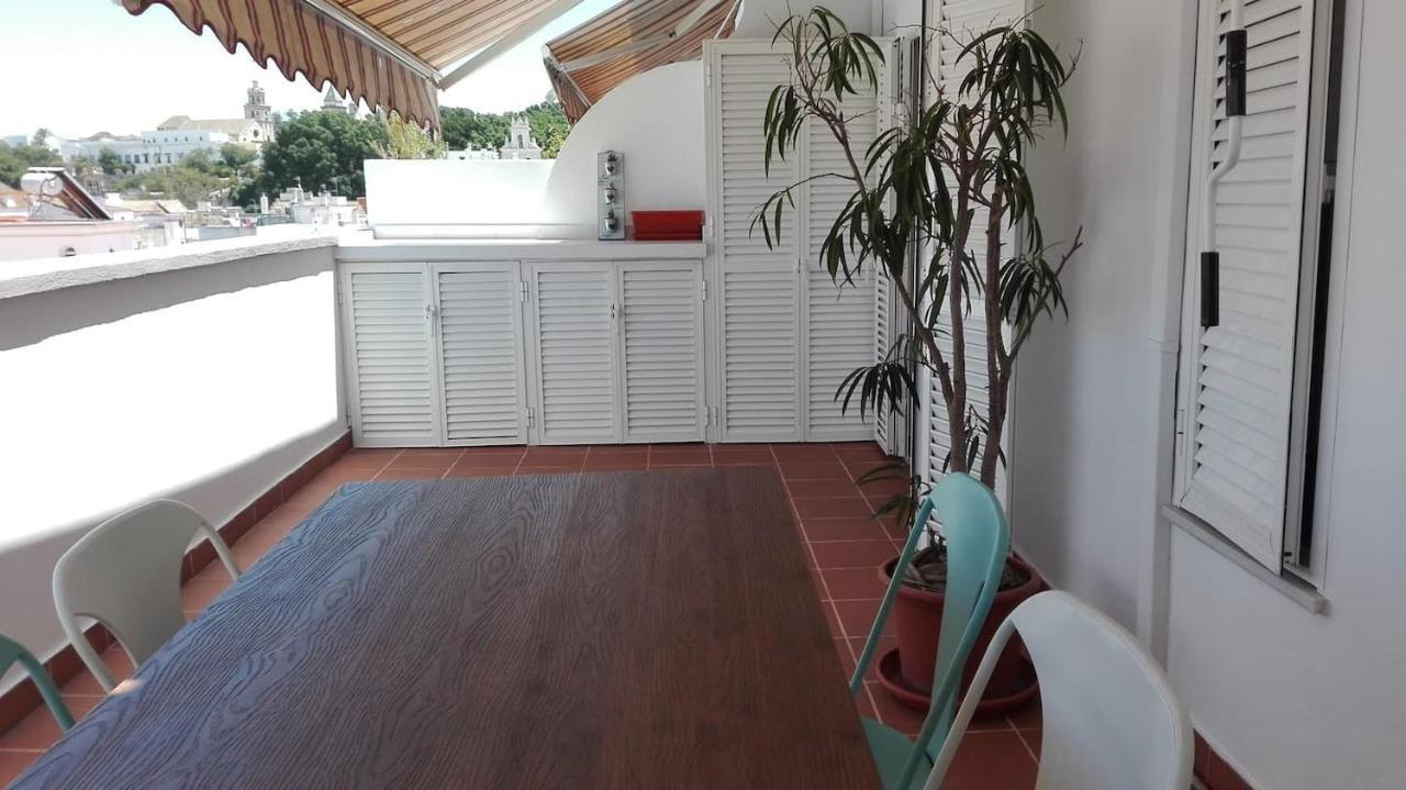 Ferienwohnung Atico Con Terraza En Centro-Playa Sanlúcar de Barrameda Exterior foto